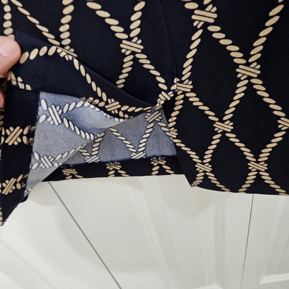 *Navy Belted Sheath Dress* - Picture 12 of 13